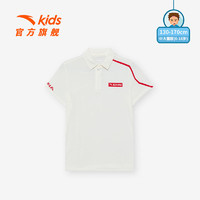 百亿补贴：ANTA 安踏 儿童T恤短袖POLO衫2023年夏季新款短袖冰丝大童中国商场同款