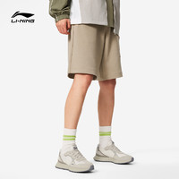 LI-NING 李宁 短卫裤男士运动生活系列24新款夏季裤子男装休闲针织运动裤