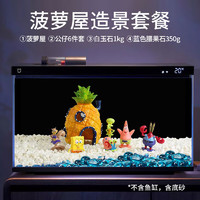 Xiaomi 小米 鱼缸造景全套智能生态套装摆件长江石南美风米家配件水族箱专用 菠萝屋造景套餐