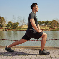 Reebok 锐步 官方男子SHORT黑色舒适健身户外运动训练舒适潮流短裤