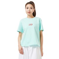 new balance NB奥莱正品女款夏季运动休闲时尚舒适透气针织圆领短袖T恤