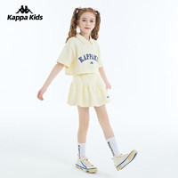 Kappa 卡帕 Kids背靠背卡帕儿童两件套 黄色 120cm 5-6岁