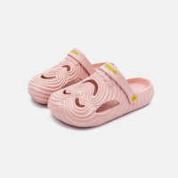Kappa 卡帕 Kids卡帕2024新款洞洞鞋舒适 粉色 单层  28-29