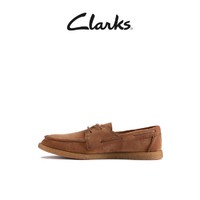 Clarks 其乐 男鞋24新款轻盈舒适反毛皮通勤透气缓震休闲鞋