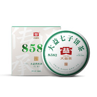 88VIP：TAETEA 大益 普洱茶8582（2201批次）200g普洱生茶勐海七子饼茶盒装