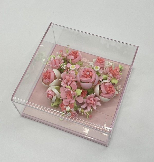 以花之名，言我所愛，未及愛心立體玫瑰花積木開箱分享