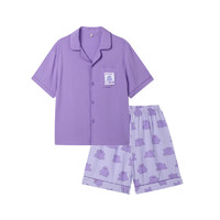 SPAO韩国同款24春夏女士宝可梦联名家居服套装睡衣SPPPE25U03 紫色 175/96A/L