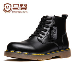 MADEN 马登 Heritage系列 男士中筒马丁靴 MD1907089 黑色 43
