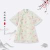 【新中式汉服】24年夏季女童旗袍薄款国风复古花朵优雅儿童汉服