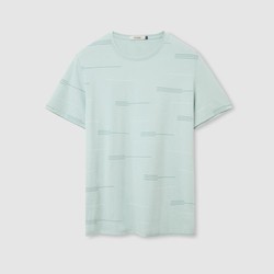Hieiika 海一家 经典圆领短T2024年夏季线条点缀男士短袖T恤