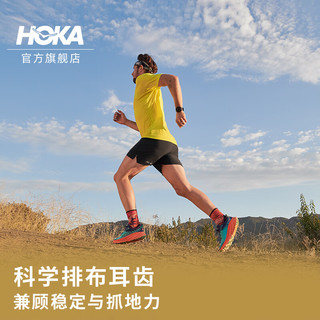 HOKA ONE ONE男女款夏季挑战者7全地形款跑鞋CHALLENGER 7轻盈透气缓震 橄榄灰/森绿色-男 46