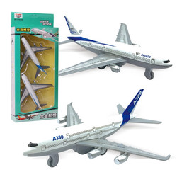 XIAOLA CAR 小辣车 合金模型玩具仿真合金飞机模型客机模型回力航空模型玩具