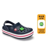 crocs 卡骆驰 男童沙滩鞋洞洞鞋女童凉鞋大童宝宝儿童拖鞋鞋花套装