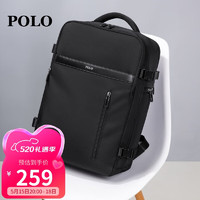 POLO双肩包男士大容量旅行背包男休闲书包17.3英寸电脑包商务出差包