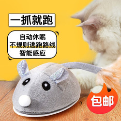 迪普尔 猫玩具电动老鼠猫咪专用假老鼠自嗨自动懒人逗猫器滑轮老鼠会倒退充电款宠物仿真小老鼠小猫 充电款老鼠