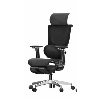 S8PX 人体工学椅 黑色 升级线控铝合金脚