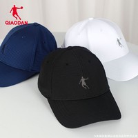 乔丹 中国乔丹大头鸭舌帽2024春夏季新款运动帽男女棒球帽百搭纯色帽子