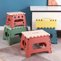 卡洛卡 折叠凳子便携式加厚塑料户外野餐钓鱼椅板凳手提式火车马扎小凳子