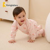 88VIP：Tongtai 童泰 包邮童泰四季5个月-4岁婴儿衣服宝宝纯棉居家内衣长袖肩开套装
