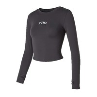 XEXYMIX 健身服女装紧身训练瑜伽上衣弹力长袖T恤XT4368G