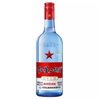 88VIP：紅星 二鍋頭酒 綿柔8純糧 藍瓶 53%vol 清香型白酒 750ml 單瓶裝