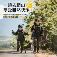 Diaoyubear 钓鱼熊 户外儿童登山杖手杖超轻伸缩防滑拐棍无碳素多功能爬山装备