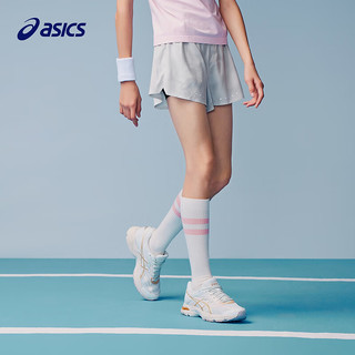 asics/亚瑟士童装儿童运动短裤夏季儿童经典假两件打底短裤 020灰色 150cm