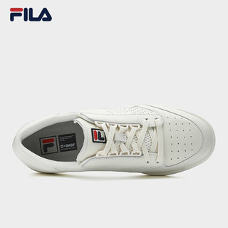 FILA 斐乐男鞋FX-2复古板鞋2024夏时尚休闲鞋出游运动鞋 奶白-GD 42.5
