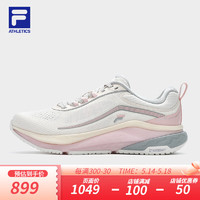 FILA 斐乐女鞋 SPD PANTHER 2路跑鞋2024夏季玄豹鞋 气流白-JS 40