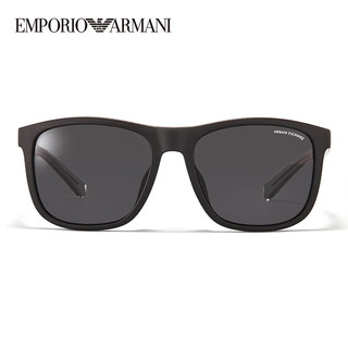 Emporio Armani阿玛尼太阳镜男驾驶墨镜板材眼镜树脂镜片0AX4080SF 0AX4049SF-81828磨砂黑