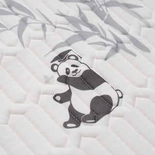 睡眠博士（AiSleep）熊猫困困国风乳胶凉席三件套 熊猫困困 冰丝凉感 180*200cm【凉席+两只枕套】