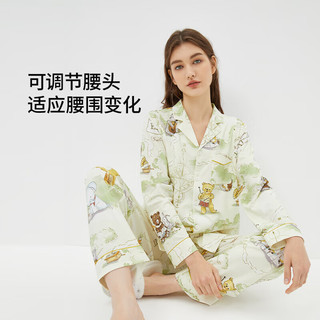 嫚熙（EMXEE）夏季月子服纯棉睡衣哺乳怀孕期家居服套装 爱犬漫游记 XL