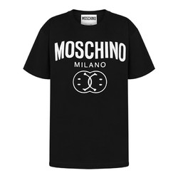 MOSCHINO 莫斯奇诺 女士T恤衫070155412555 黑色 XL