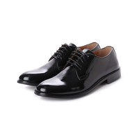 LASSU&FRISS; 自营｜Lassu&Friss;男士皮鞋黑色亮面低帮系带休闲高跟鞋底