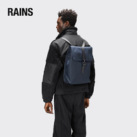 RAINS 双肩包书包电脑包防水运动包大容量背包 Rucksack W3 藏青色