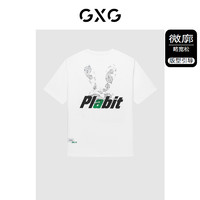 GXG 男装 商场同款柏拉兔联名短袖T恤 2023年夏季新品GEX14414782
