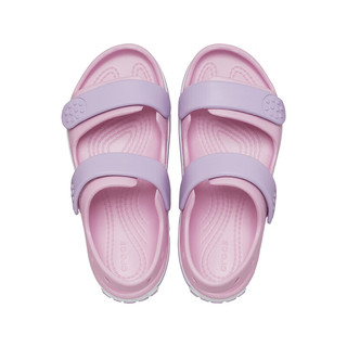 crocs卡骆驰卡骆班巡洋凉鞋男童女童休闲凉鞋209423 芭蕾粉/淡紫-84I 34(205mm)
