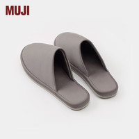 MUJI 男女通用 使用了大豆蛋白复合纤维的 拖鞋 男式女式 无性别 炭灰色 240mm M/38码(2.0)