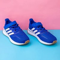 adidas 阿迪达斯 RUNFALCON C 男童休闲运动鞋 FW5139 蓝色/白色 31.5码