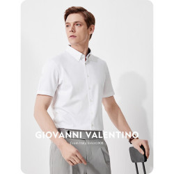 valentino华伦天奴卓凡尼华伦天奴男士商务短袖衬衫