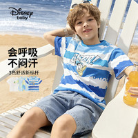 Disney 迪士尼 儿童男童棉质短袖T恤