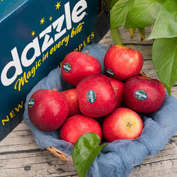 新西兰丹烁苹果6个/12个单果150g+新鲜水果顺丰包邮