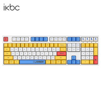 ikbc 高达联名机械键盘无线键盘cherry樱桃轴游戏键盘无线机械键盘电脑笔记本办公外设 C210 高达 有线 青轴