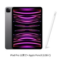 百億補貼：Apple 蘋果 平板iPadPro 11寸 2022款 Wifi版+USB-C手寫筆