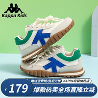 Kappa 卡帕 Kids卡帕童鞋儿童运动鞋006C绿/兰|网面鞋|春夏款 34码 适合脚长20.4-20.9cm