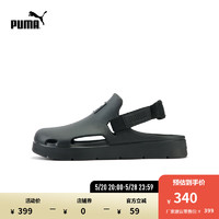 PUMA 彪马 官方 新款男女同款户外夏季透气休闲凉鞋 SHIBUI MULE 394883 黑色-黑色-01 40.5