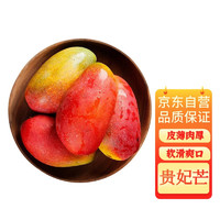 京生果觅海南贵妃芒  新鲜热带水果红金龙芒果  4.5-5斤装 单果200g+