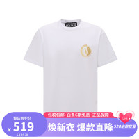 VERSACE 范思哲 男装短袖T恤送男士礼物 74GAHT10 CJ00T 白色 L