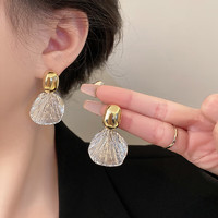 MOEFI 茉妃 925銀針耳環小眾設計感輕奢耳飾女2024新款復古時尚氣質耳釘
