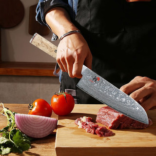 双立人（ZWILLING）德国雅系列家用菜刀三德刀厨师刀多用刀多功能切菜刀切肉刀 5000MCD 18cm 18cm